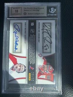 POP1 2011-12 Certified PRIME /10 Patrick Roy Rogie Vachon Dual Patch Auto BGS 9