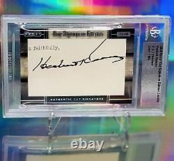 PRESIDENT HERBERT HOOVER Cut SIGNATURE Beckett Authenticated POTUS Auto RARE BGS