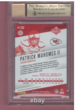 Patrick Mahomes II 2017 Prestige Rookie Autograph Auto Bgs 9.5/10 Huge Subs