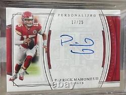 Patrick Mahomes Qb 2019 National Treasures Bgs 9 10 Auto Signature Autograph /25