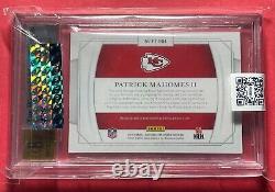 Patrick Mahomes Qb 2019 National Treasures Bgs 9 10 Auto Signature Autograph /25