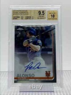 Pete Alonso 2019 Topps Chrome Rookie #ra-pa Autograph Rc Auto Bgs 9.5