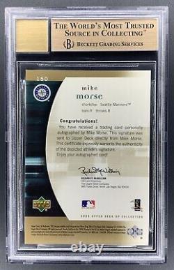 Pop 2! BGS 9.5 2005 SP Authentic Gold Rookie Mike Morse SSP RC AUTO #'d/10