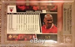 Real 1/1 1999-2000 Michael Jordan Upper Deck Gold Beckett Bgs Graded 8.5 No Auto