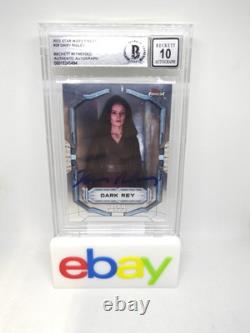 Rey Autographed Daisy Ridley 2022 Star Wars Finest #28 BGS 10 Auto