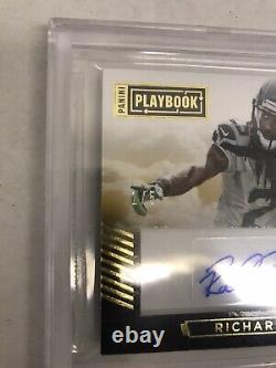 Richard Sherman Auto Game Worn Relic Ssp 1/5 Prime Patch Bgs 8.5/10 Autograph