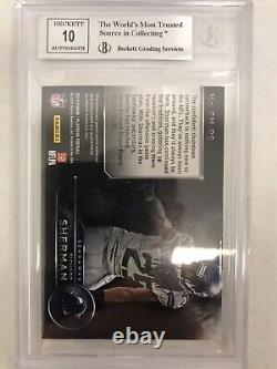 Richard Sherman Auto Game Worn Relic Ssp 1/5 Prime Patch Bgs 8.5/10 Autograph