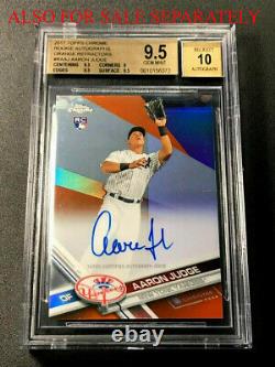 Ronald Acuna 2018 Topps Chrome Sapphire Auto Rookie Rc High-end Bgs 9.5 10 Subs