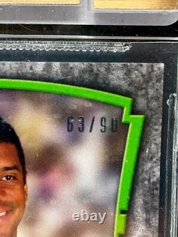 Russell Wilson 2012 Topps Rookie Premiere Auto /90 RC Seahawks BGS 9.5 Auto 10
