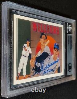 SP AUTO /2500 TED WILLIAMS Heroes BGS AUTHENTIC? ON CARD AUTO 1992 Upper Deck