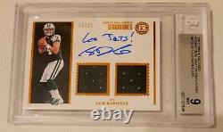 Sam Darnold 2018 Panini Encased Rookie Auto Autograph Jersey Card #/25 Bgs 9