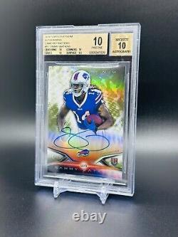 Sammy Watkins 2014 Topps Platinum Camo refractor 4/10 RC Auto BGS 10 POP 1 BILLS
