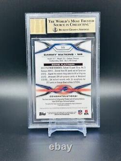 Sammy Watkins 2014 Topps Platinum Camo refractor 4/10 RC Auto BGS 10 POP 1 BILLS