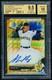 Shane Baz 2017 Bowman Chrome Gold Refractor Rc Auto /50 Rookie Autograph Bgs 9.5