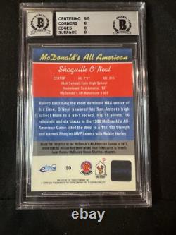 Shaquille Oneal SP /83 2006 ETopps McDonald's All American Autograph Auto BGS 8