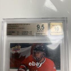 Sidney Crosby BGS 9.5.10 On Auto. 2010 Upper Deck World of Sports Autographs