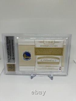 Stephen Curry Flawless Patch Auto 25/25 On Card Game Worn Patch BGS 9/10