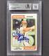 Steve Carlton Signed 1974 Topps #95 Card Autograph Bas Bgs Grade 10 Auto