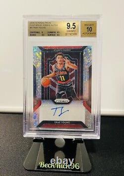 TRAE YOUNG 2018-19 PRIZM FAST BREAK SILVER RC AUTO AUTOGRAPH BGS 9.5 / 10 Auto