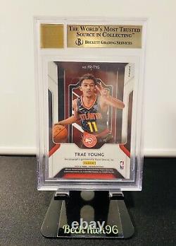 TRAE YOUNG 2018-19 PRIZM FAST BREAK SILVER RC AUTO AUTOGRAPH BGS 9.5 / 10 Auto