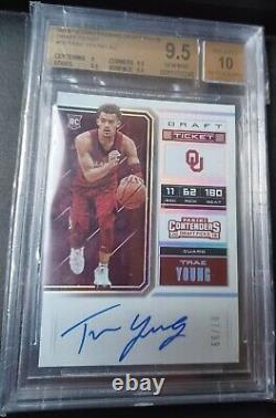 TRAE YOUNG 2018 Panini Contenders Draft Ticket RC AUTO BGS 9.5/10? #7/99! 