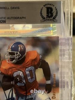 Terrell Davis? 1995 SP Rookie Auto BGS BAS Authentic HOF Autograph RC