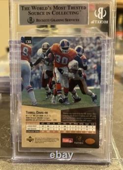Terrell Davis? 1995 SP Rookie Auto BGS BAS Authentic HOF Autograph RC
