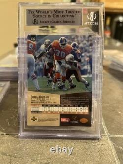Terrell Davis? 1995 SP Rookie Auto BGS BAS Authentic HOF Autograph RC