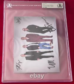 The Pixies (Band by All 4 withFrank) Signed Photo Auto Autographed BAS BGS 10 Mint
