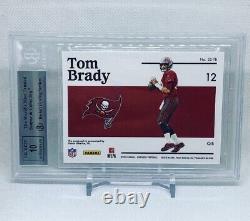 Tom Brady 2020 Encased Auto #/5 Bgs 9 10 Autograph Tampa Bay Buccaneers On Card