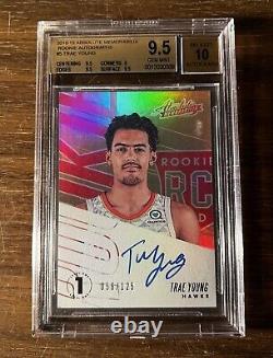 Trae Young 2018-19 Absolute Memorabilia Rookie RC BGS Auto Autograph /125 Hawks