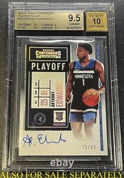 Trae Young 2018 Contenders Optic #124 Autograph Auto Rookie Rc Bgs 9 Nba Hawks
