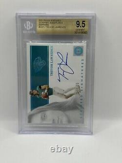 Trevor Lawrence 2021 Panini Encased Sapphire Rookie On Card Auto /35 BGS 9.5 RC