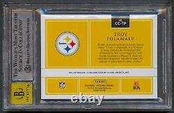 Troy Polamalu 2020 Impeccable Canvas Creations Auto Autograph /25 Bgs 8.5/10