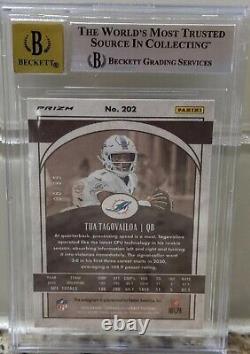 Tua Tagovailoa 2020 Panini Legacy Rookie Prizm Auto /99 BGS 9