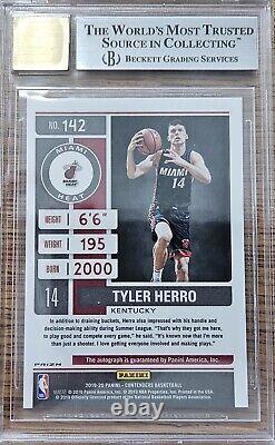 Tyler Herro 2019/20 Contenders Rookie Ticket Premium Auto Autograph BGS 9 T23