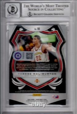 Tyrese Haliburton Signed 2020-21 Panini Prizm Draft #90 RC Rookie (BGS 10 AUTO)