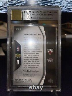 UD Dual Auto Michael Jordan Lebron James Signed /15 BGS 9/10! Autograph Jersey