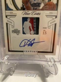 Vince Carter 2009-10national Treasures Nba Logoman Auto Autograph 1/1 Bgs 9.5/10