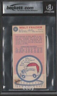 Walt Frazier 1969 69 Topps Auto Autograph RC Signed Rookie #56 BGS Beckett AUTH