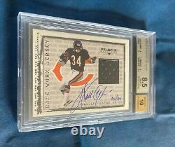 Walter Payton Jersey Auto like Exquisite 04/34 BGS 8.5/10