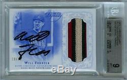 Will Ferrell 10/10 Auto Patch 2015 Topps Dynasty Game Used Autograph Bgs 9 Mint