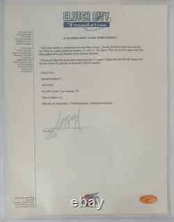 Yao Ming BAS/BGS Beckett Signature Auto Autograph Houston Rockets Certificate